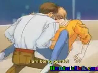 Hentai homo gets his pecker hot rubbed