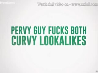 Pervy bloke fucks both curvy lookalikes - siri dahl&comma; abigaiil morris &sol; brazzers &sol; stream full from www&period;zzfull&period;com&sol;fridge