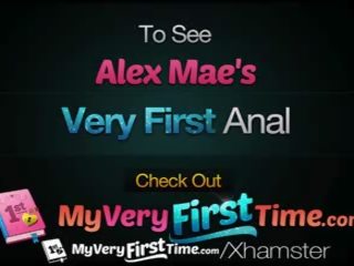 Myveryfirsttime - alex mae struggles con su primero anal