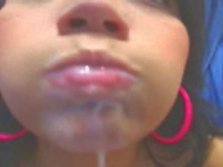 Marvelous web kamera latina squirting and eating milky cum (pt. 2)