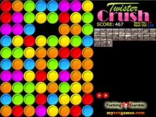 Twister crush: חופשי שלי מבוגר סרט משחקים x מדורג סרט וידאו ae