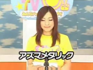 Japanilainen newscasters saada niiden mahdollisuus kohteeseen shine päällä bukkake tv